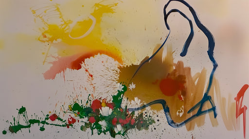 Papier peint abstrait Éclats de couleurs et formes dynamiques