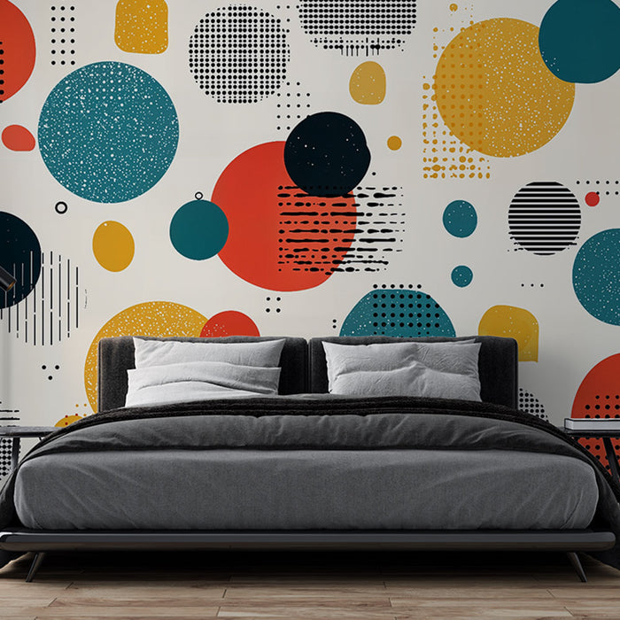 Papier peint géométrique | Design coloré et abstrait