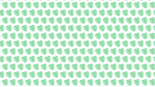 Papier peint tropical Motif feuilles vertes