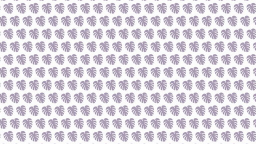 Papier peint Monstera Motif feuilles lavande