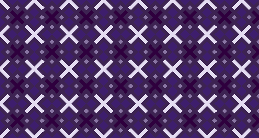 Papier peint géométrique Motif croisé violet