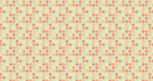 Papier peint pois Motif rétro multicolore