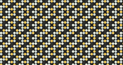 Papier peint géométrique Motif de points multicolores