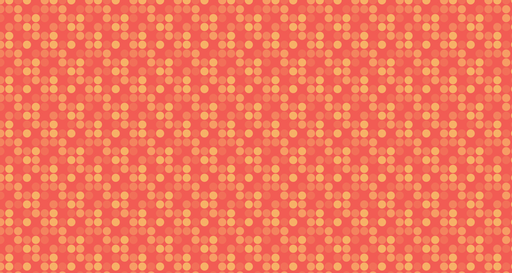 Papier peint pois Rouge et orange rétro