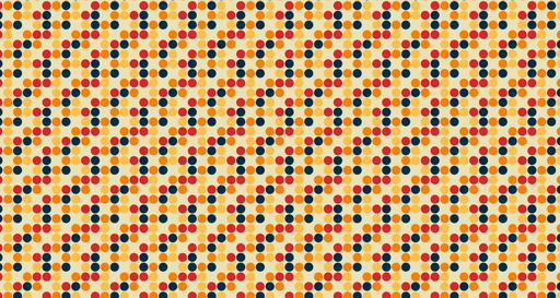 Papier peint pois rétro Motif coloré et ludique