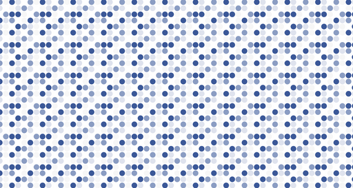 Papier peint à pois Motif géométrique bleu et blanc