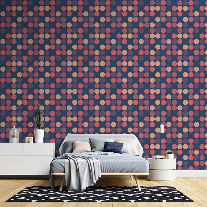 Papier peint pois | Design coloré et moderne