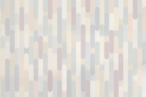 Papier peint géométrique Motif pastel moderne