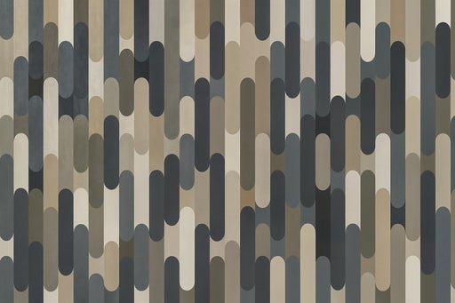 Papier peint géométrique Élégance moderne en tons neutres