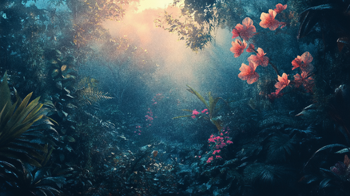 Papier peint jungle Évasion dans la nature luxuriante