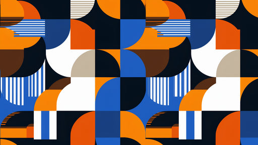 Papier peint géométrique coloré Design moderne abstrait