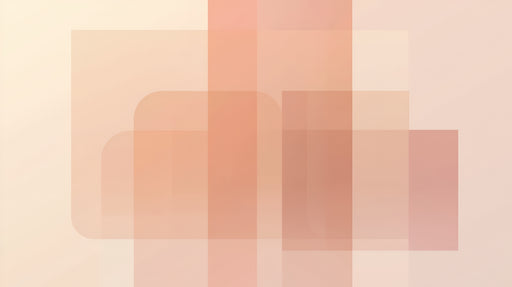 Papier peint géométrique Minimalisme moderne beige et pêche