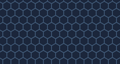 Papier peint hexagone Motif géométrique bleu foncé