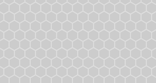 Papier peint géométrique Hexagones gris sur fond blanc