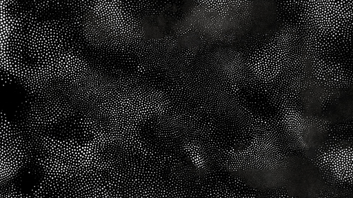 Papier peint à motifs géométriques Points noirs et blancs