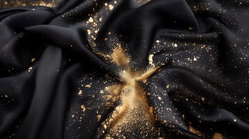 Papier peint texture dorée Fond noir et effets métalliques