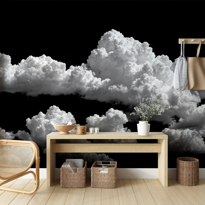 Papier peint Nuages | Paysage Sombre et Dramatique