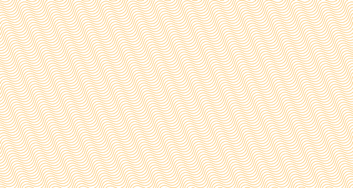 Papier peint ondulé Design orange sur fond blanc