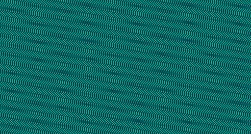 Papier peint ondulé Motif couleur turquoise