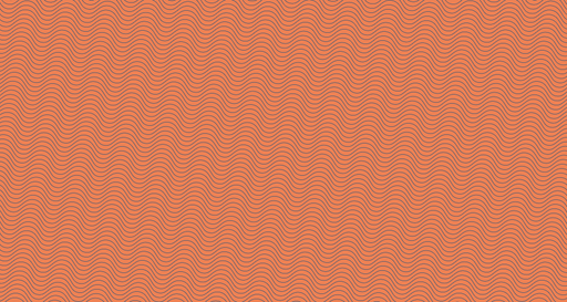 Papier peint ondulé Motif rétro orange et noir