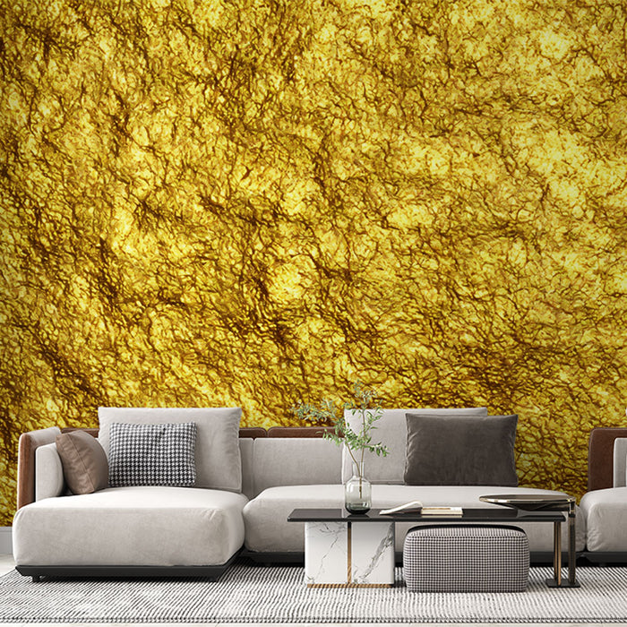 Papier peint texture dorée | Finition luxueuse et brillante