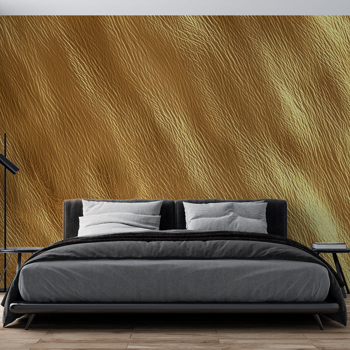 Papier peint doré | Élégance texturée