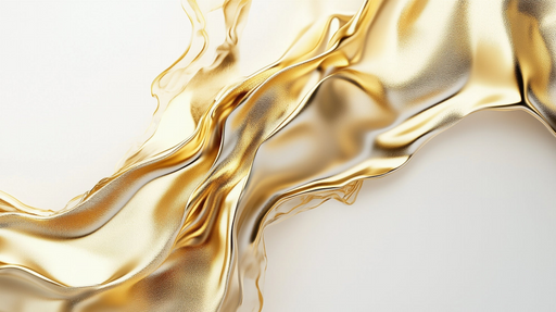 Papier peint fluide doré Élégance moderne