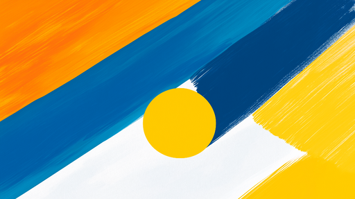 Papier peint abstrait Couleurs vives et géométriques