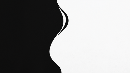 Papier peint abstrait Design noir et blanc élégant