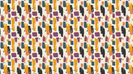 Papier peint abstrait Formes et couleurs dynamiques sur fond clair