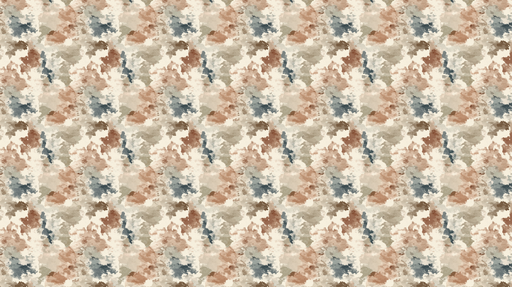 Papier peint abstrait Motif aquarelle avec des nuances terreuses et bleues