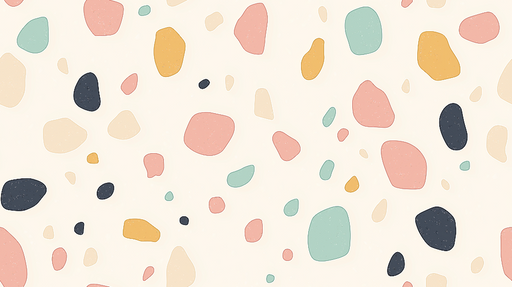 Papier peint abstrait Motif coloré et joyeux