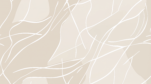 Papier peint abstrait Motif ondulant sur fond beige clair