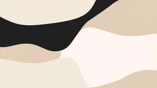 Papier peint abstrait Motif organique aux formes fluides et couleurs neutres