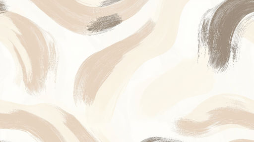 Papier peint abstrait Motifs de coups de pinceau doux en tons beiges et gris