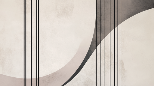 Papier peint abstrait Motifs géométriques en noir et beige