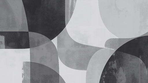 Papier peint abstrait Peinture fraiche en noir et blanc