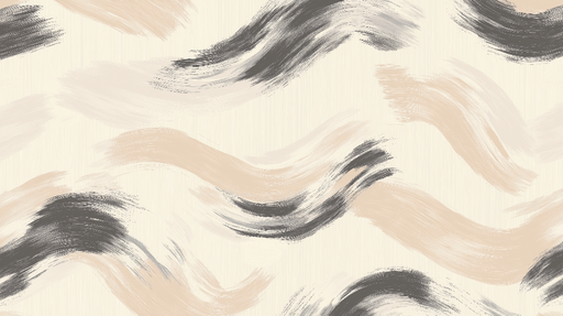 Papier peint abstrait Traits de pinceau doux dans des tonalités neutres