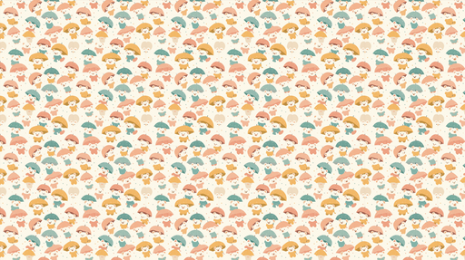 Papier peint animaux avec parapluies Adorables créatures sous la pluie