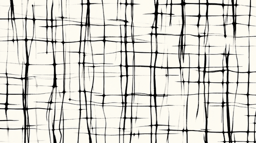 Papier peint art deco Grillage