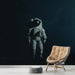 Papier peint espace avec astronaute dans un paysage étoilé pour décoration murale moderne