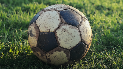 Papier peint ballon de football usé Style vintage authentique