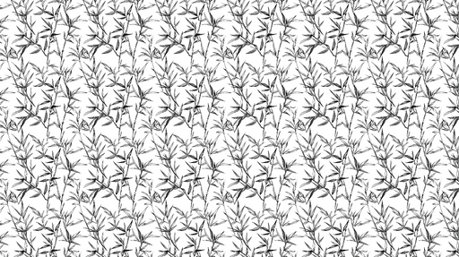 Papier peint bambou noir et blanc Motif élégant de tiges de bambou sur fond clair