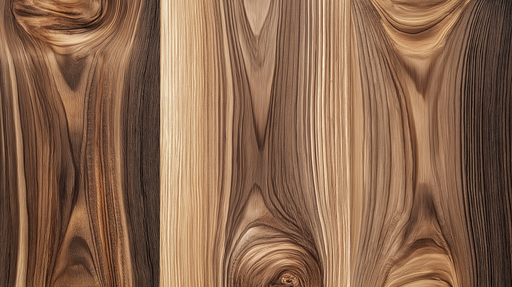 Papier peint bois naturel Motif de bois avec des nuances riches et texturées