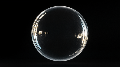 Papier peint bulle de verre Élégance et transparence