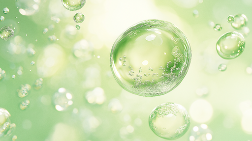 Papier peint bulles d'eau Ambiance fraîche et apaisante