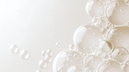 Papier peint bulles d'eau Effet apaisant et frais