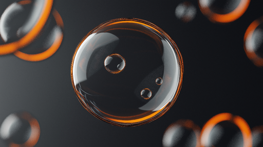 Papier peint bulles Design moderne et dynamique