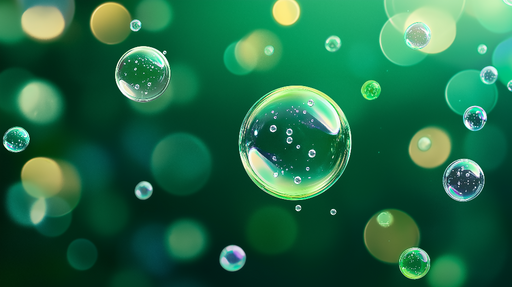 Papier peint bulles Évasion aquatique avec des bulles éclatantes