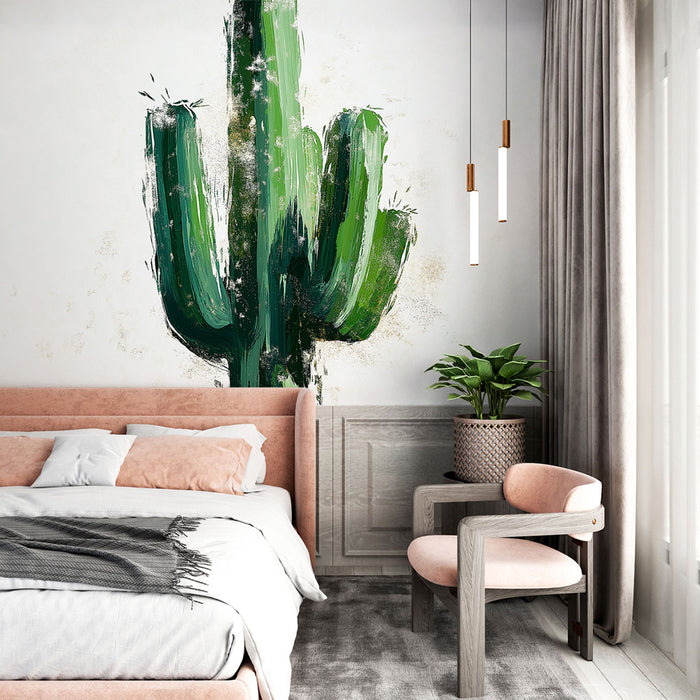 Papier peint cactus | Design contemporain et vibrant